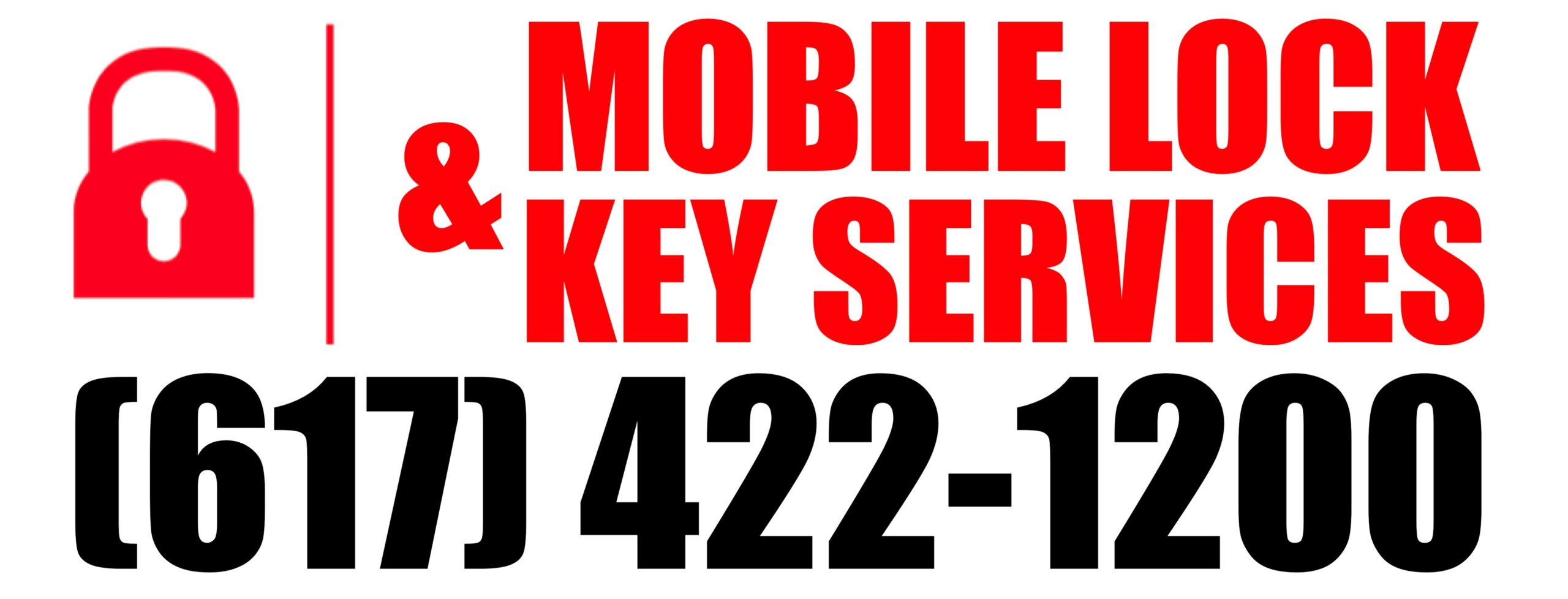 A sign that says mobile key service